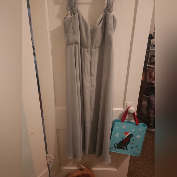 Birdy Gray Silver Bridesmaid Dress - Picture 3 of 6